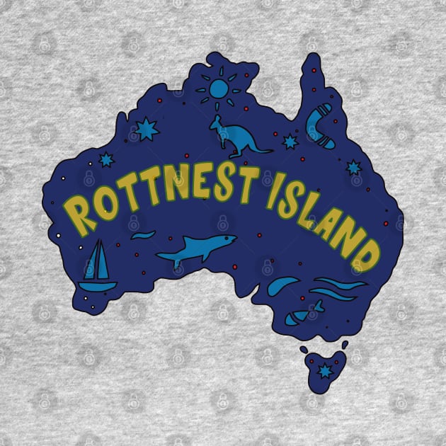 AUSSIE MAP ROTTNEST ISLAND by elsa-HD